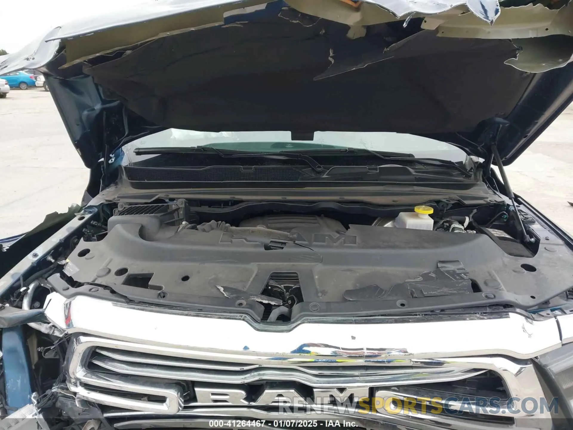 10 Photograph of a damaged car 1C6RREJT7RN122591 RAM 1500 2024