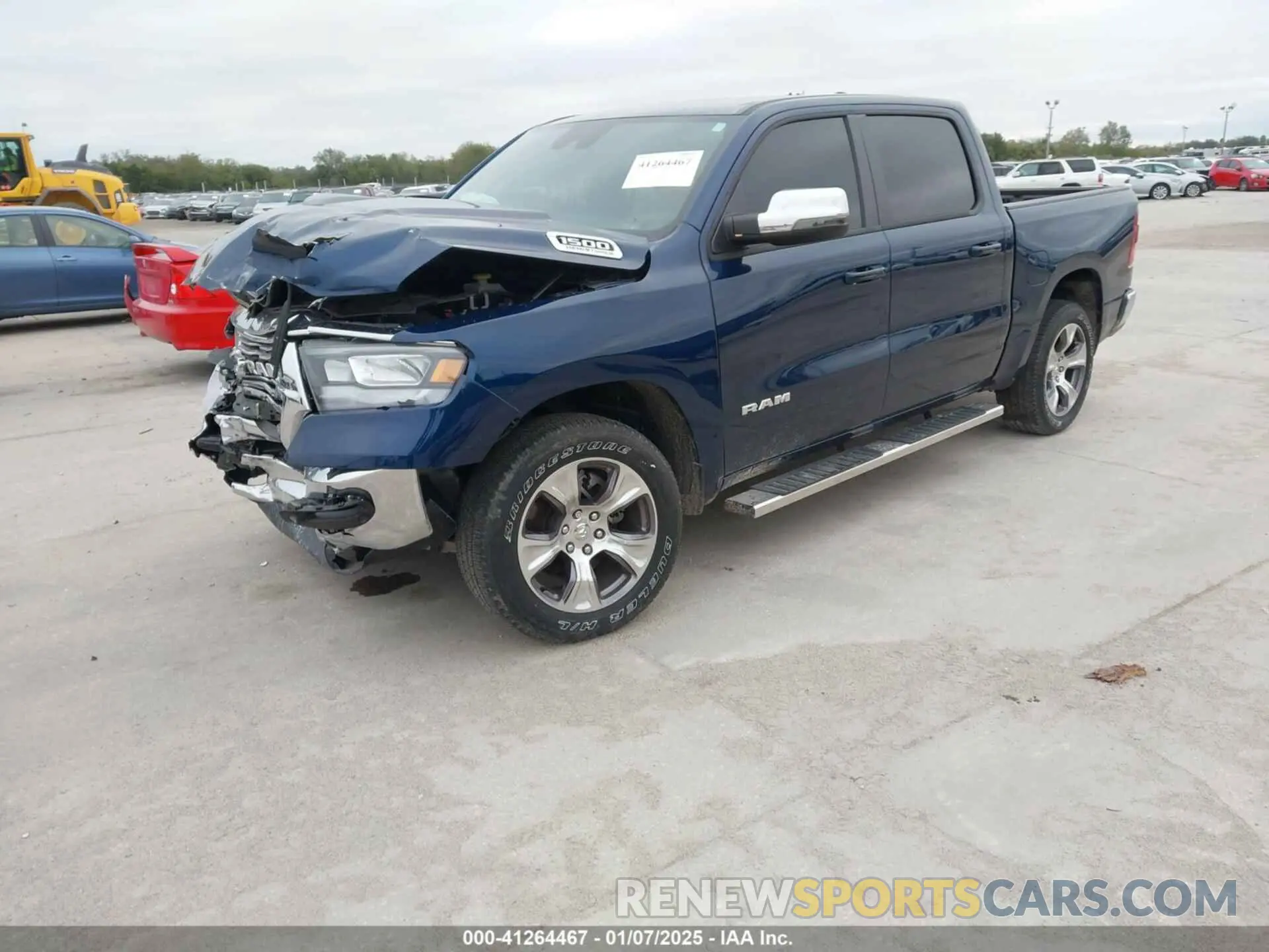 2 Photograph of a damaged car 1C6RREJT7RN122591 RAM 1500 2024