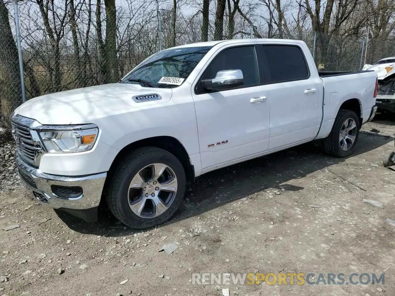 1 Photograph of a damaged car 1C6RREJT8RN205396 RAM 1500 2024