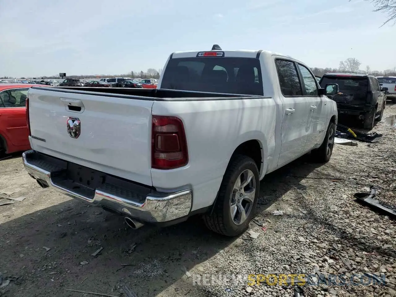 3 Photograph of a damaged car 1C6RREJT8RN205396 RAM 1500 2024