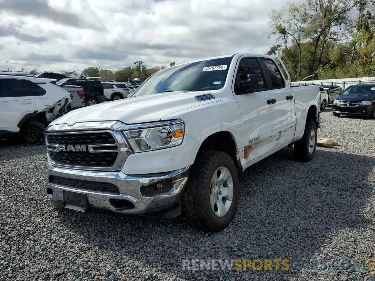 1 Photograph of a damaged car 1C6RRFBG6RN136764 RAM 1500 2024