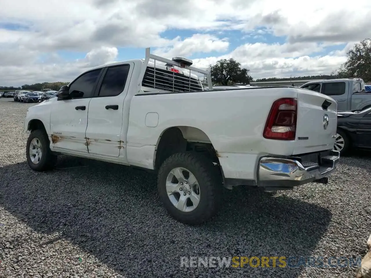 2 Photograph of a damaged car 1C6RRFBG6RN136764 RAM 1500 2024