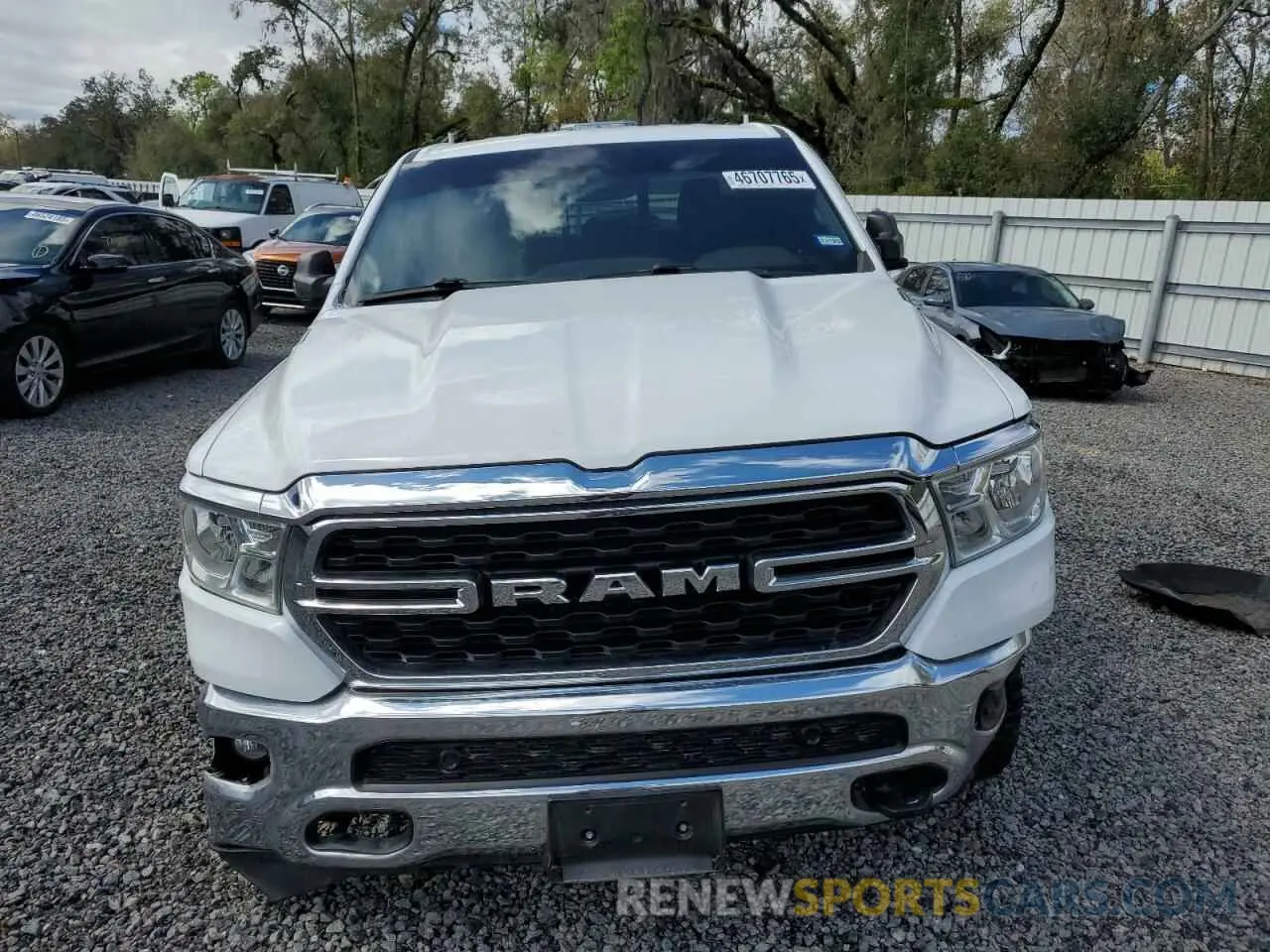 5 Photograph of a damaged car 1C6RRFBG6RN136764 RAM 1500 2024