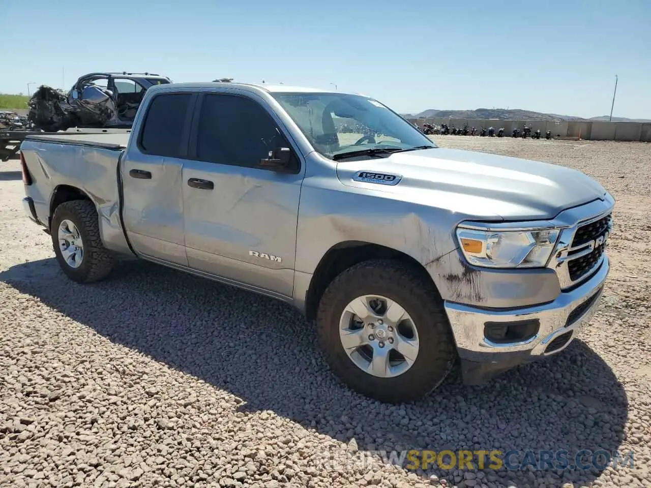 4 Photograph of a damaged car 1C6RRFBG7RN150141 RAM 1500 2024