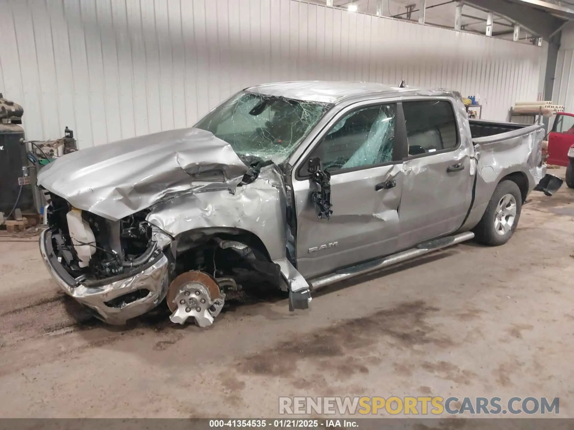 2 Photograph of a damaged car 1C6RRFFG0RN121168 RAM 1500 2024