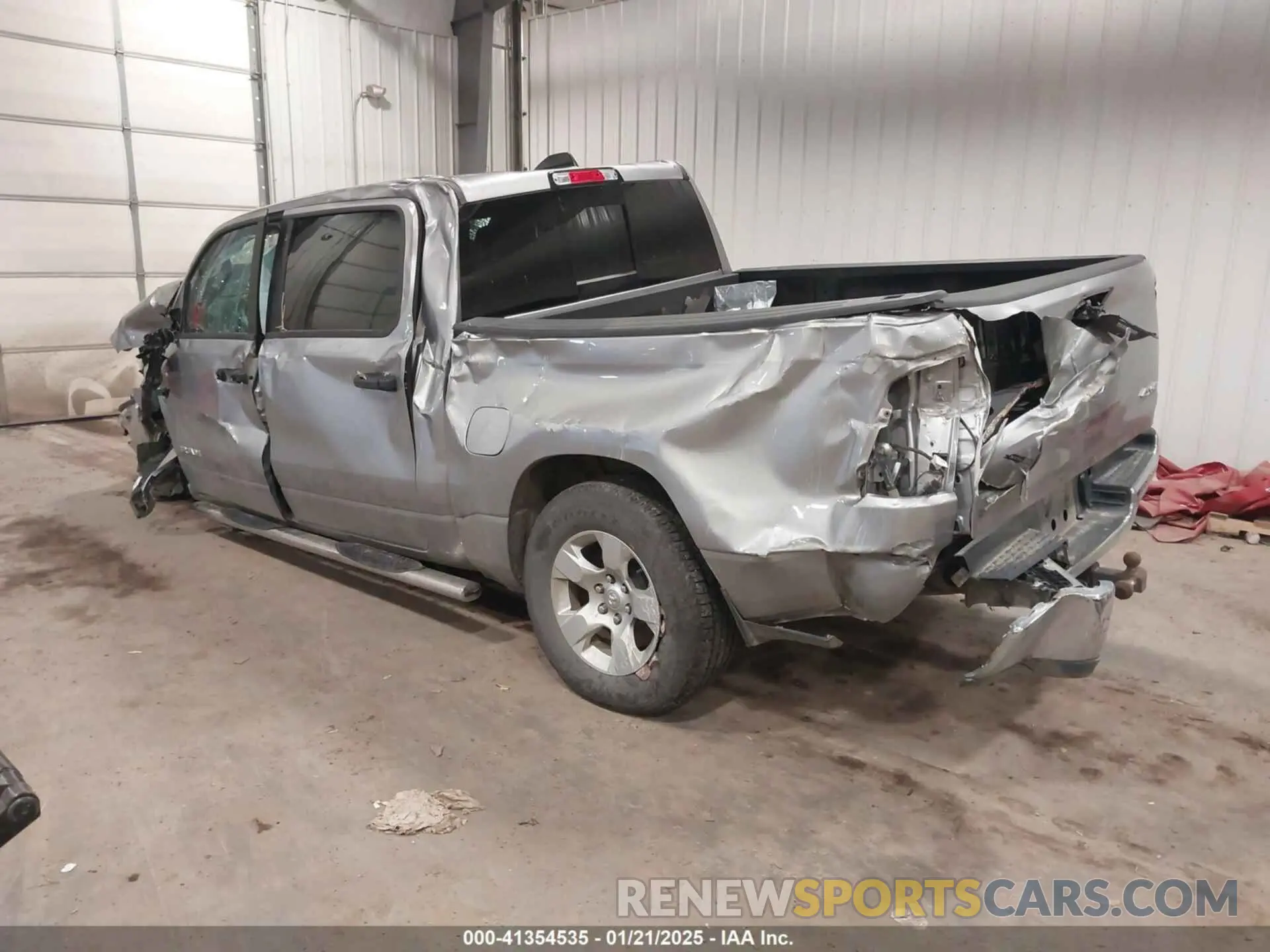 3 Photograph of a damaged car 1C6RRFFG0RN121168 RAM 1500 2024