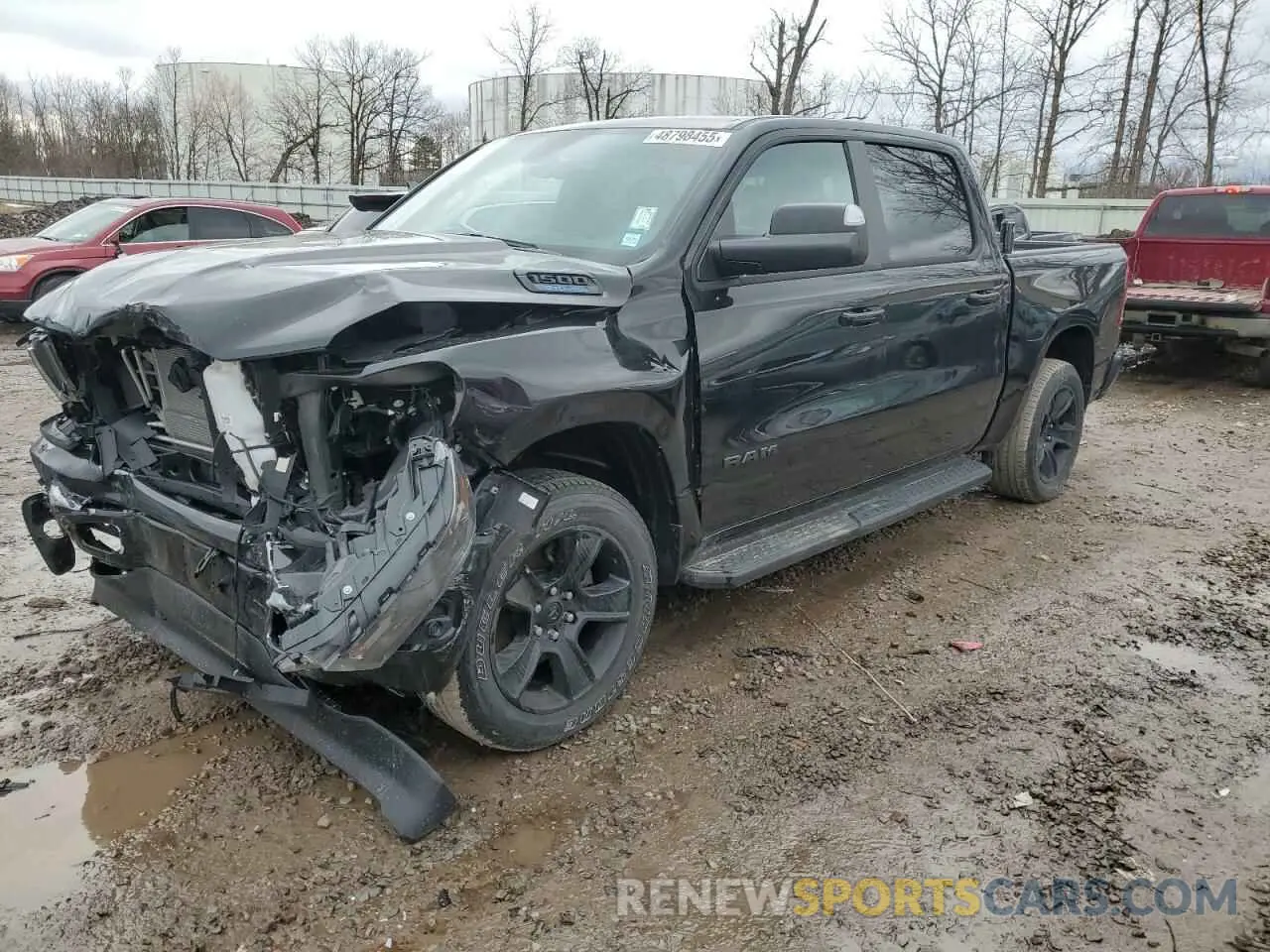 1 Photograph of a damaged car 1C6RRFFG1RN178284 RAM 1500 2024