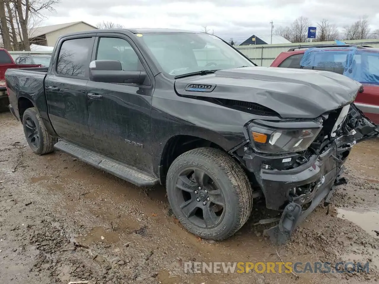 4 Photograph of a damaged car 1C6RRFFG1RN178284 RAM 1500 2024
