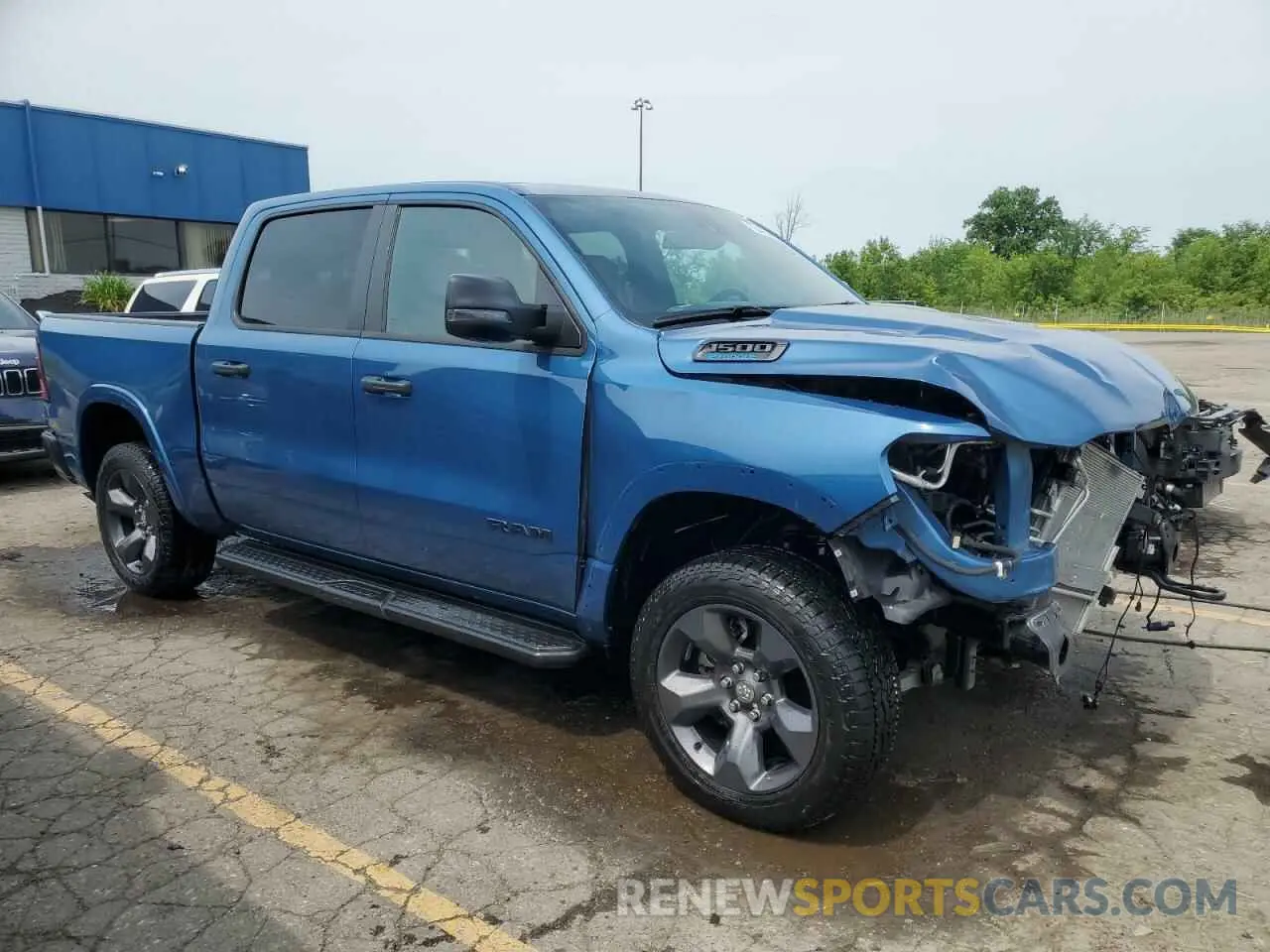 4 Photograph of a damaged car 1C6RRFFG2RN210479 RAM 1500 2024