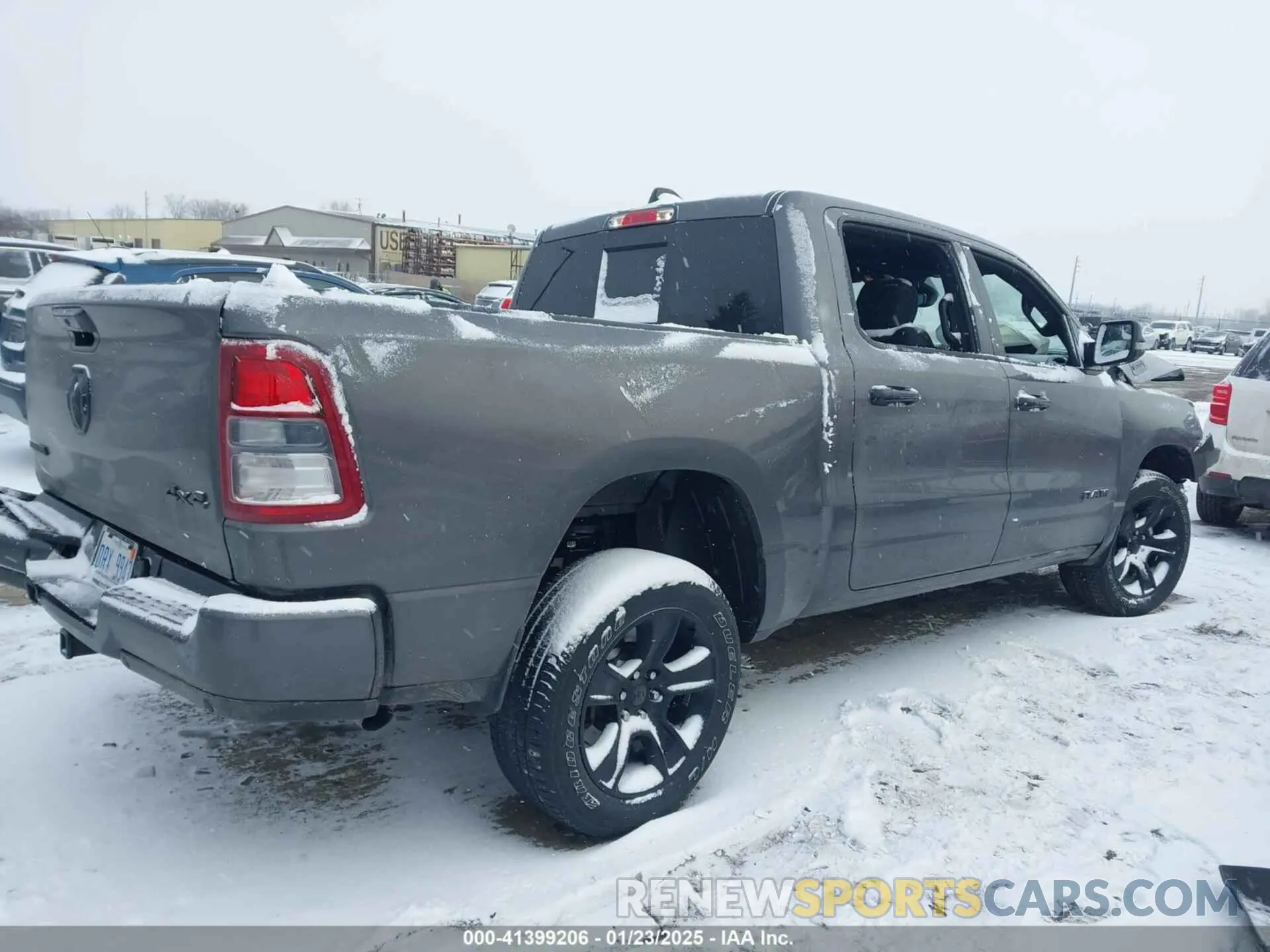 4 Photograph of a damaged car 1C6RRFFG4RN165190 RAM 1500 2024
