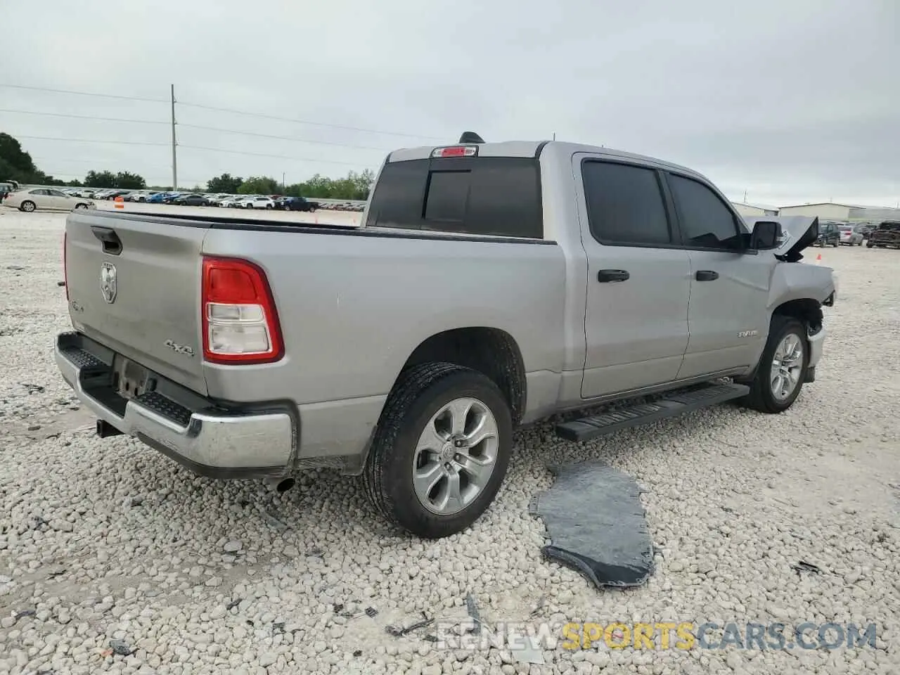 3 Photograph of a damaged car 1C6RRFFG4RN209592 RAM 1500 2024