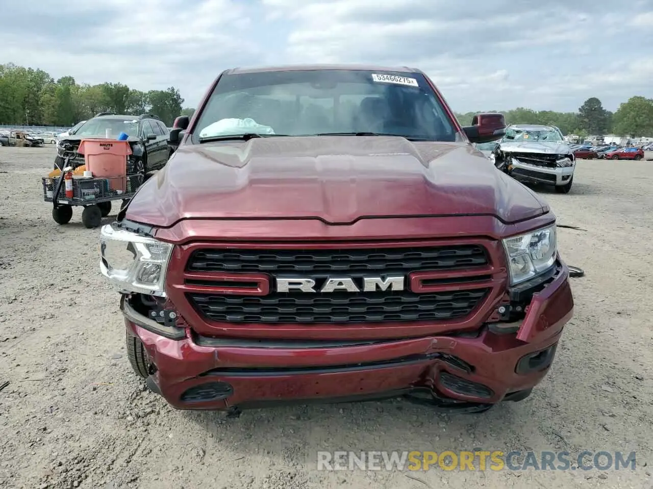 5 Photograph of a damaged car 1C6RRFFG6RN209660 RAM 1500 2024