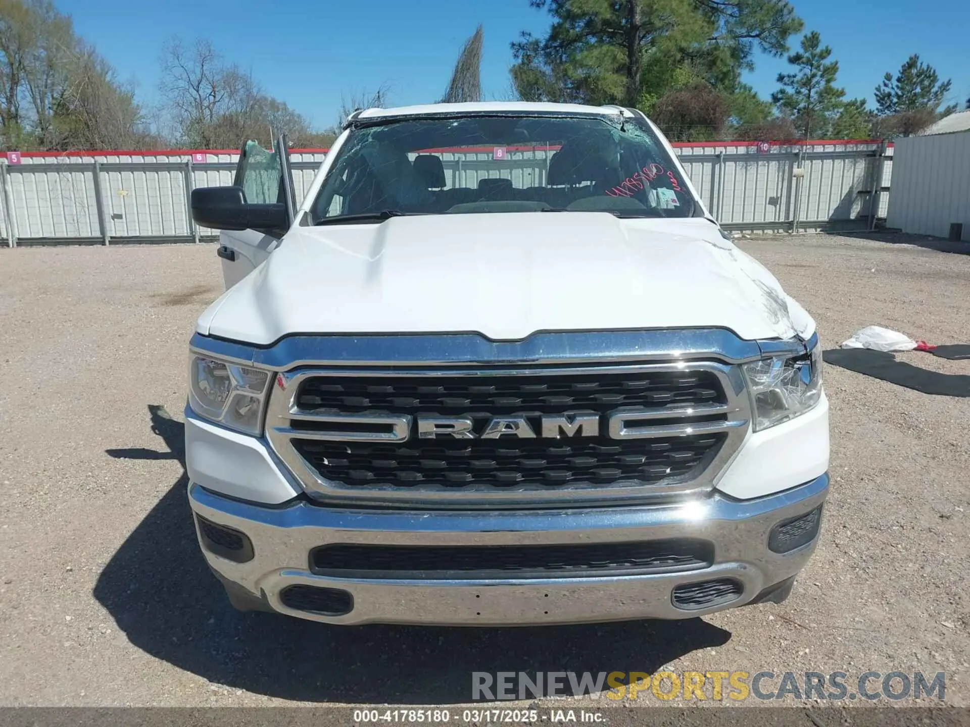 13 Photograph of a damaged car 1C6RRFFG9RN110878 RAM 1500 2024