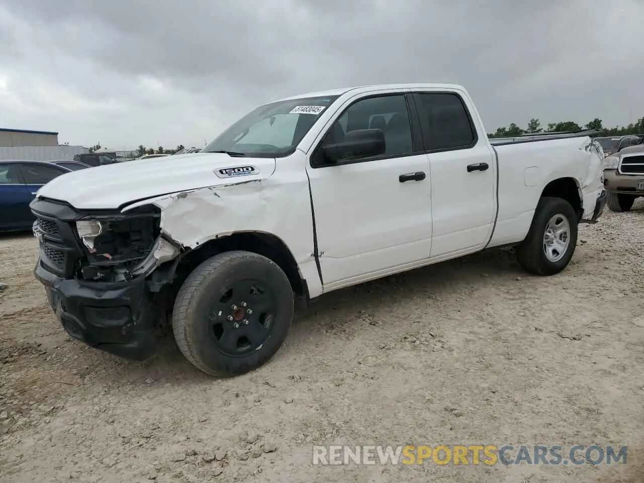 1 Photograph of a damaged car 1C6SRECG2RN152096 RAM 1500 2024