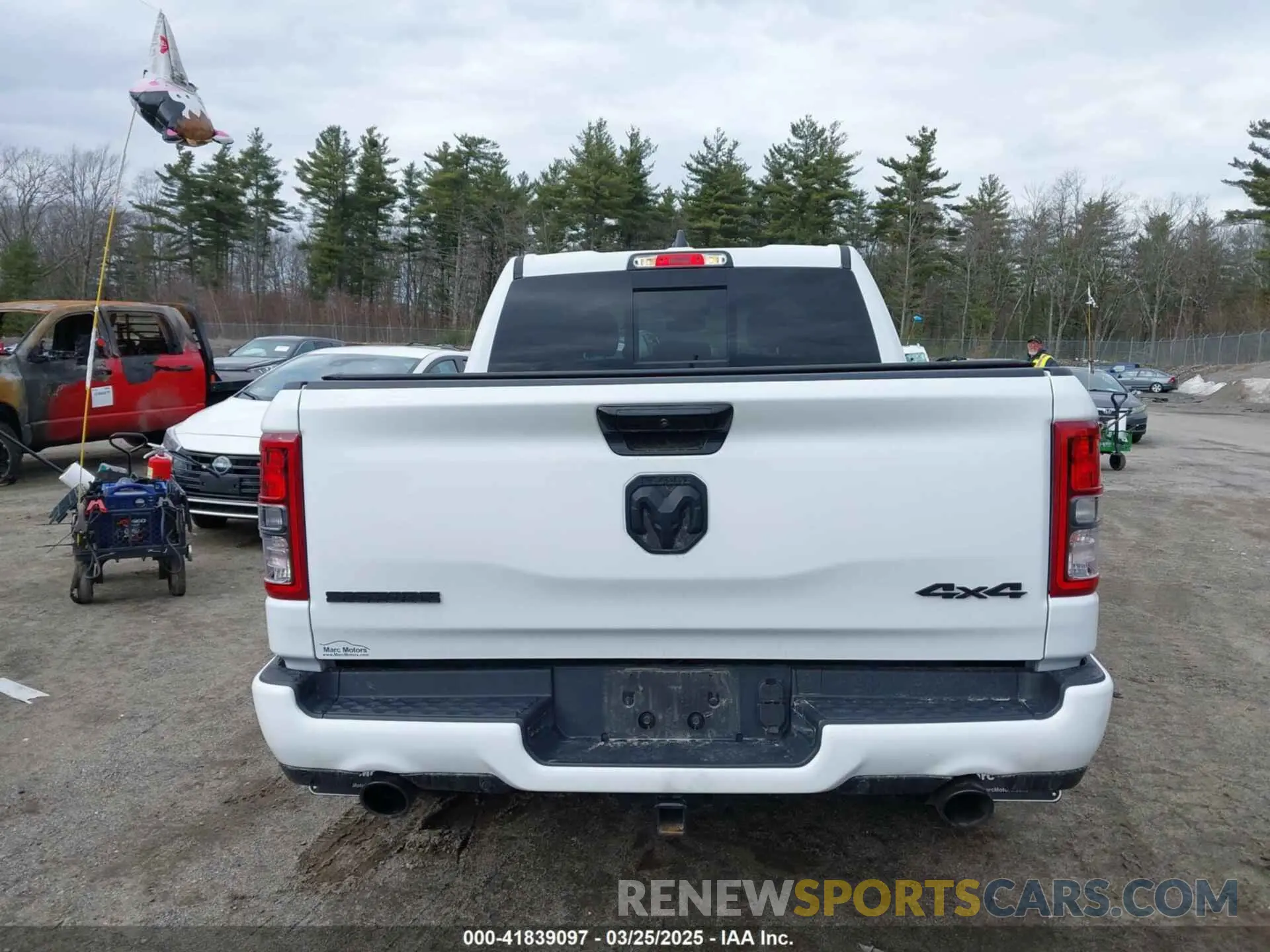17 Photograph of a damaged car 1C6SRFFT1RN124465 RAM 1500 2024