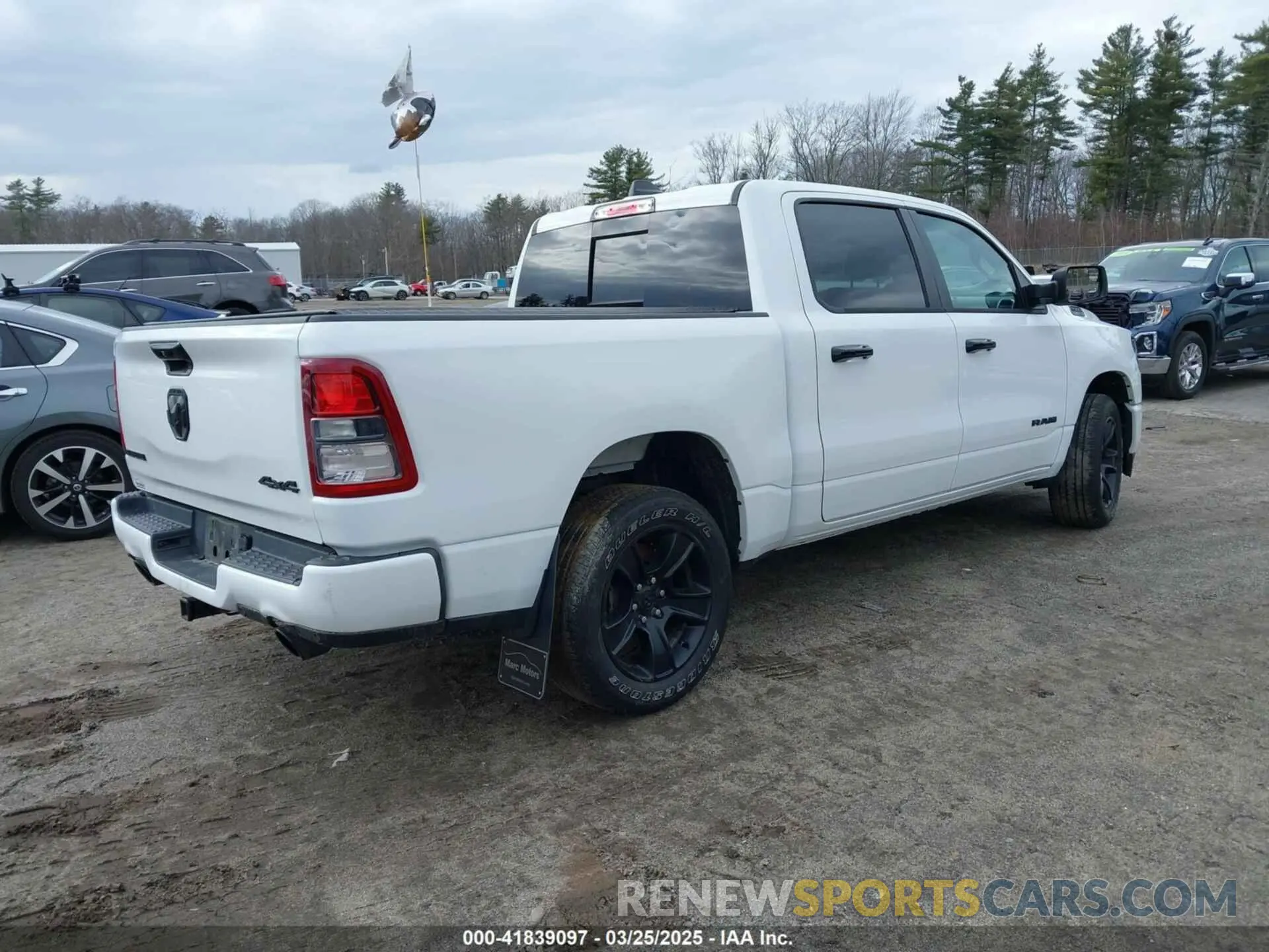 4 Photograph of a damaged car 1C6SRFFT1RN124465 RAM 1500 2024