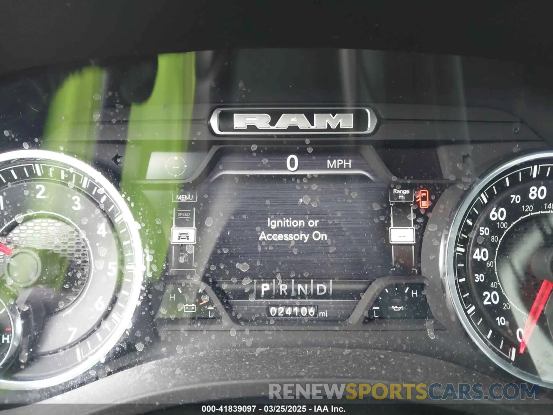 7 Photograph of a damaged car 1C6SRFFT1RN124465 RAM 1500 2024