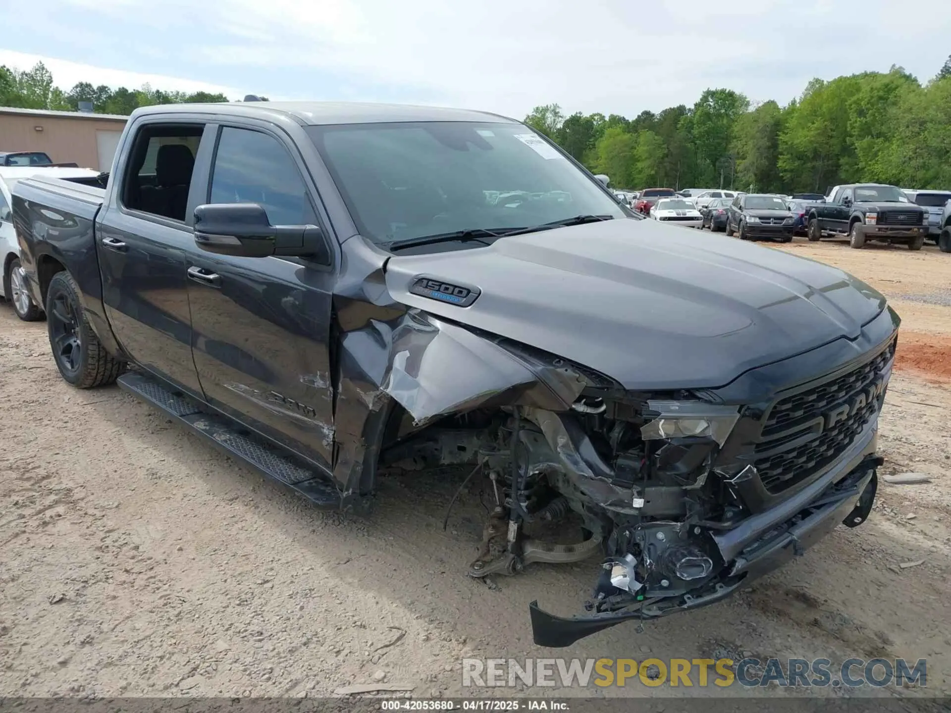 1 Photograph of a damaged car 1C6SRFFT1RN125616 RAM 1500 2024