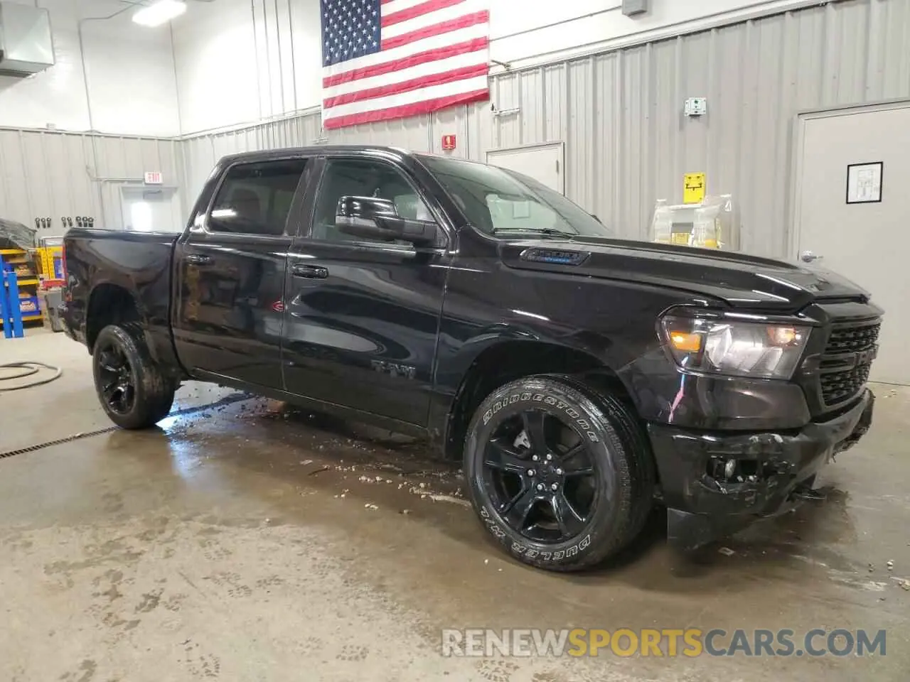 4 Photograph of a damaged car 1C6SRFFT1RN148023 RAM 1500 2024