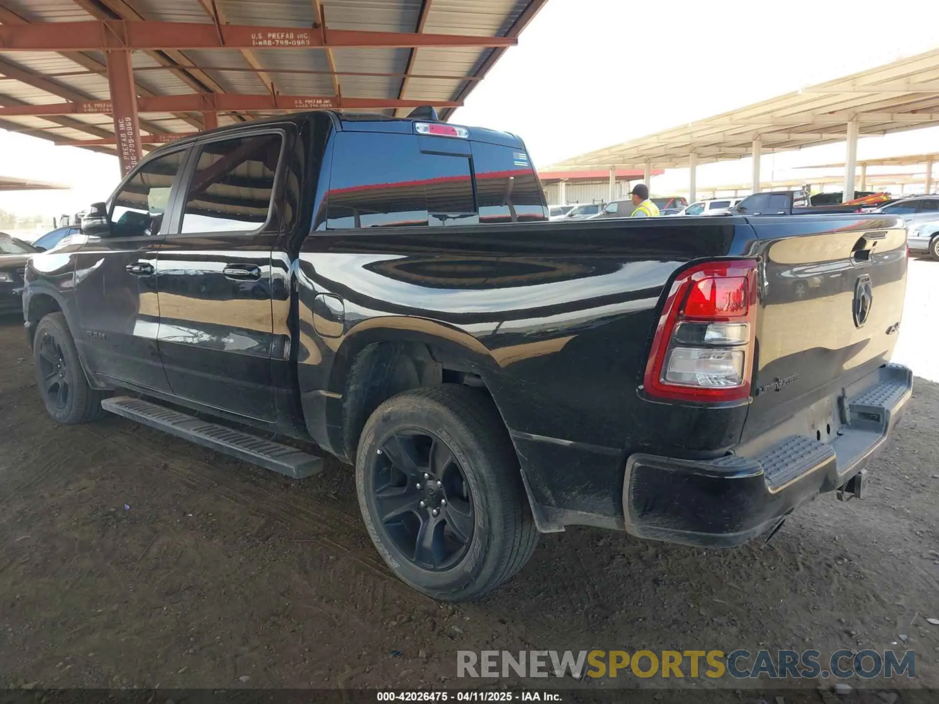3 Photograph of a damaged car 1C6SRFFT2RN106993 RAM 1500 2024