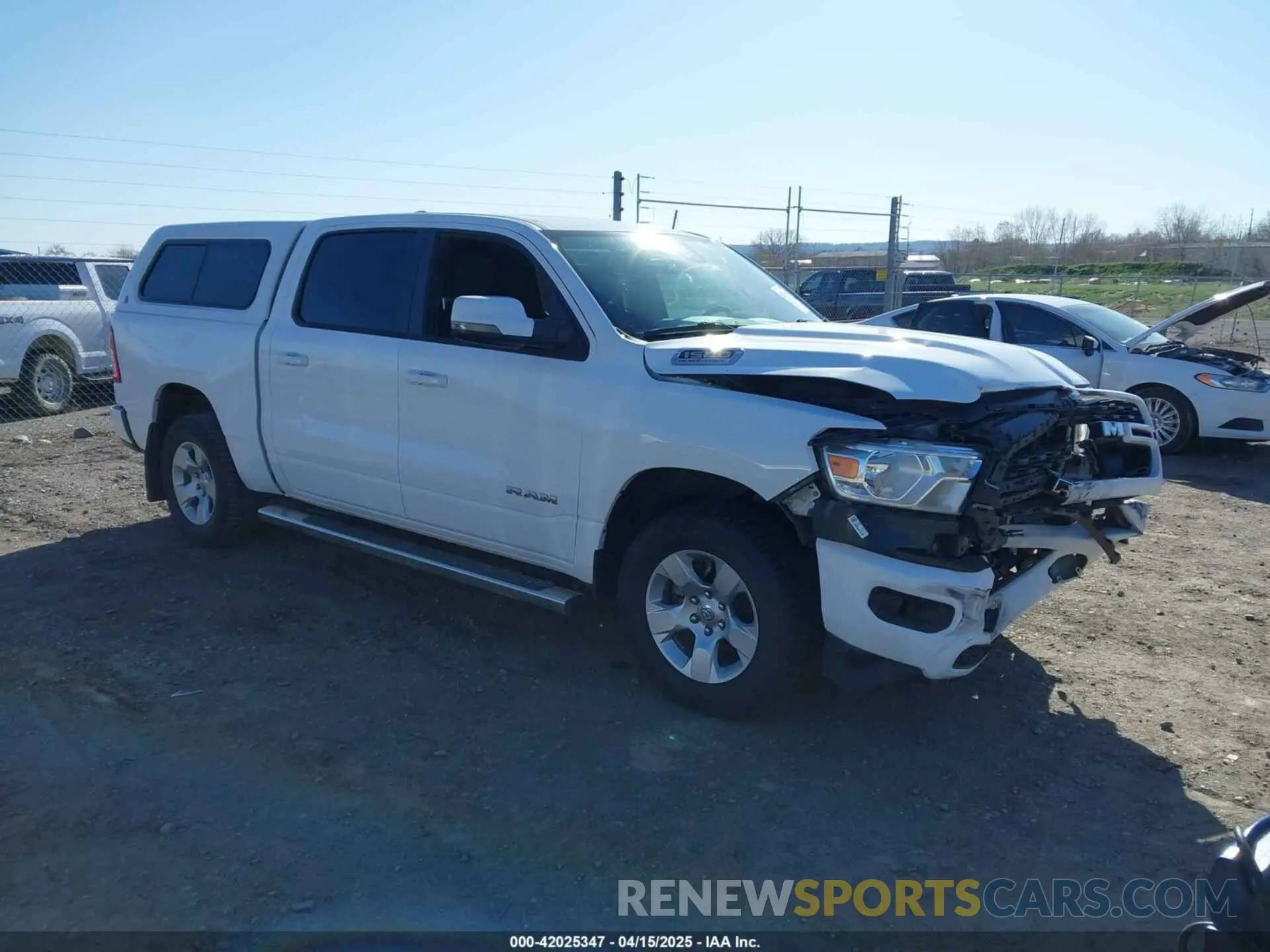 1 Photograph of a damaged car 1C6SRFFT2RN119324 RAM 1500 2024