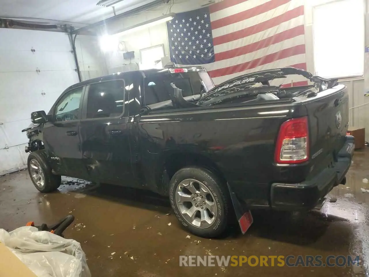 2 Photograph of a damaged car 1C6SRFFT3RN105058 RAM 1500 2024