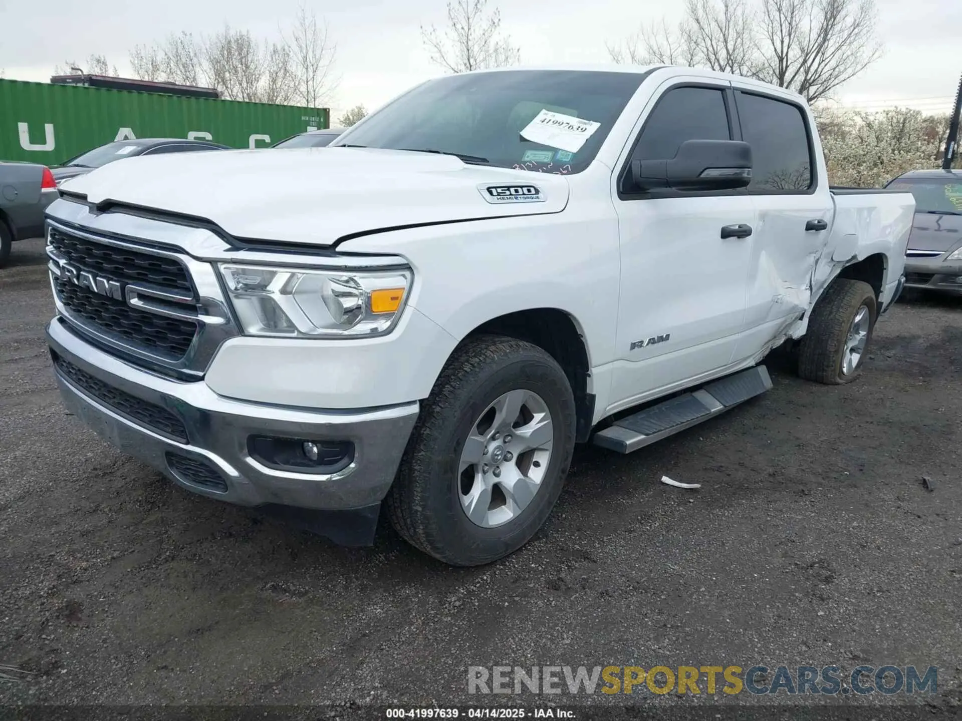 2 Photograph of a damaged car 1C6SRFFT6RN115065 RAM 1500 2024