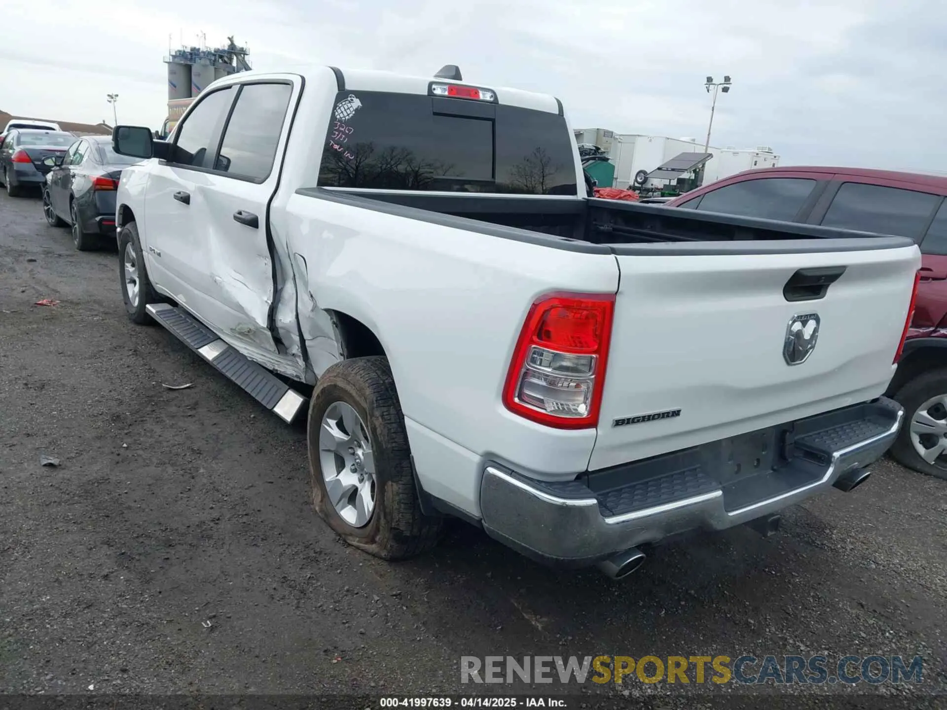 3 Photograph of a damaged car 1C6SRFFT6RN115065 RAM 1500 2024