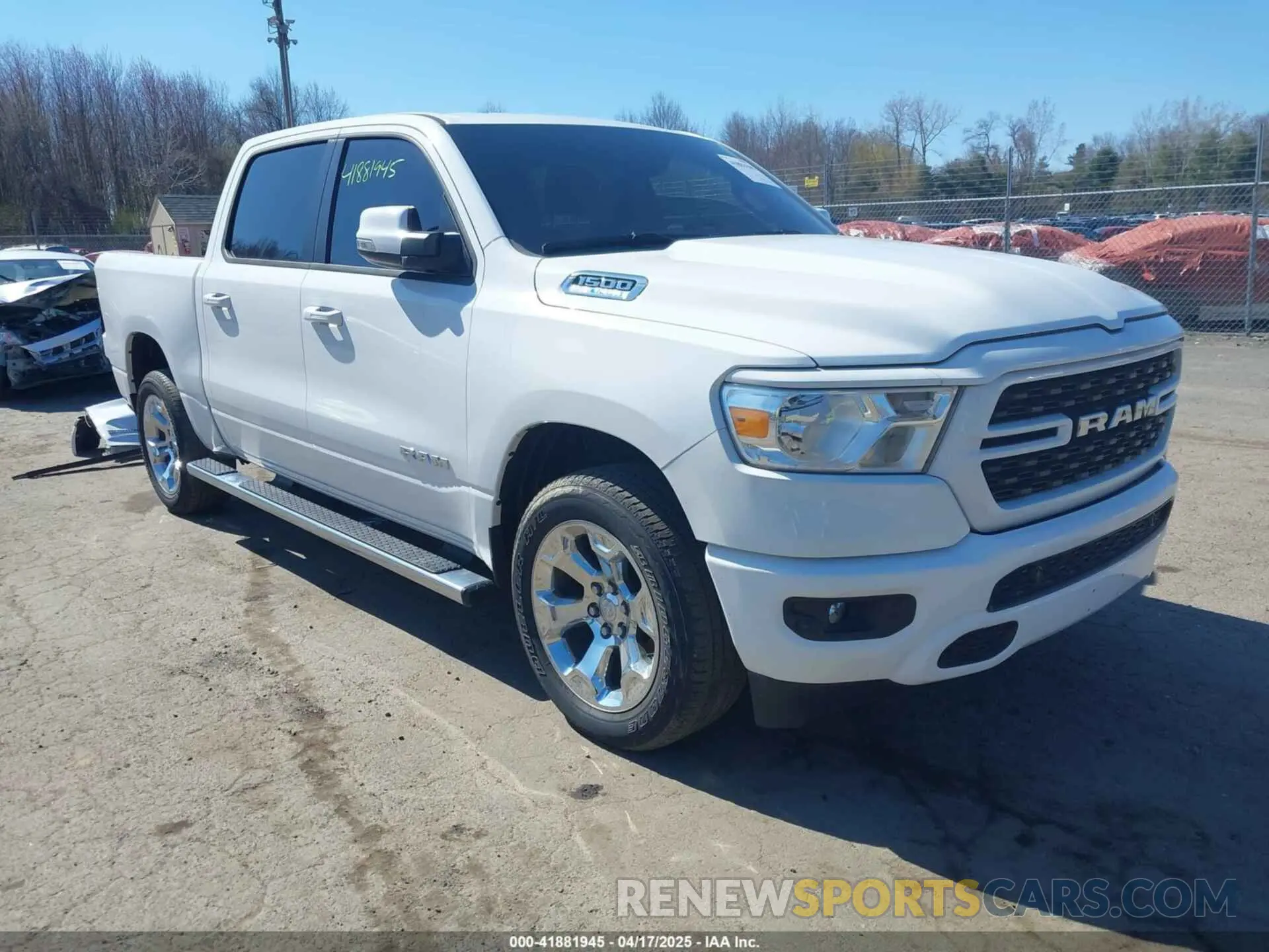 1 Photograph of a damaged car 1C6SRFFT8RN107517 RAM 1500 2024