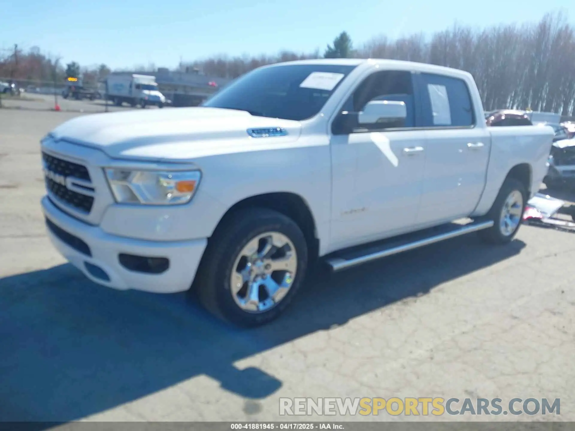 2 Photograph of a damaged car 1C6SRFFT8RN107517 RAM 1500 2024