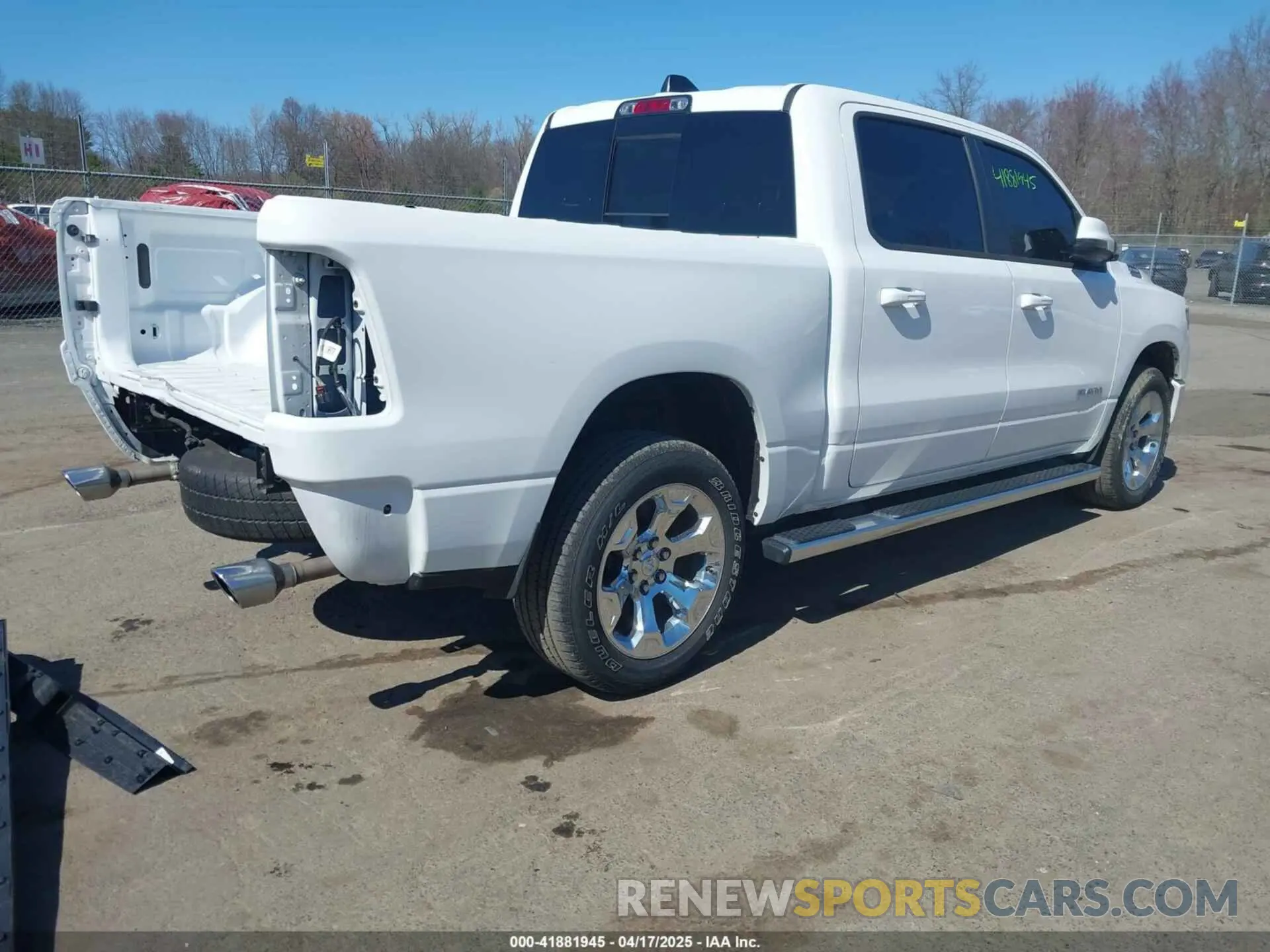 4 Photograph of a damaged car 1C6SRFFT8RN107517 RAM 1500 2024