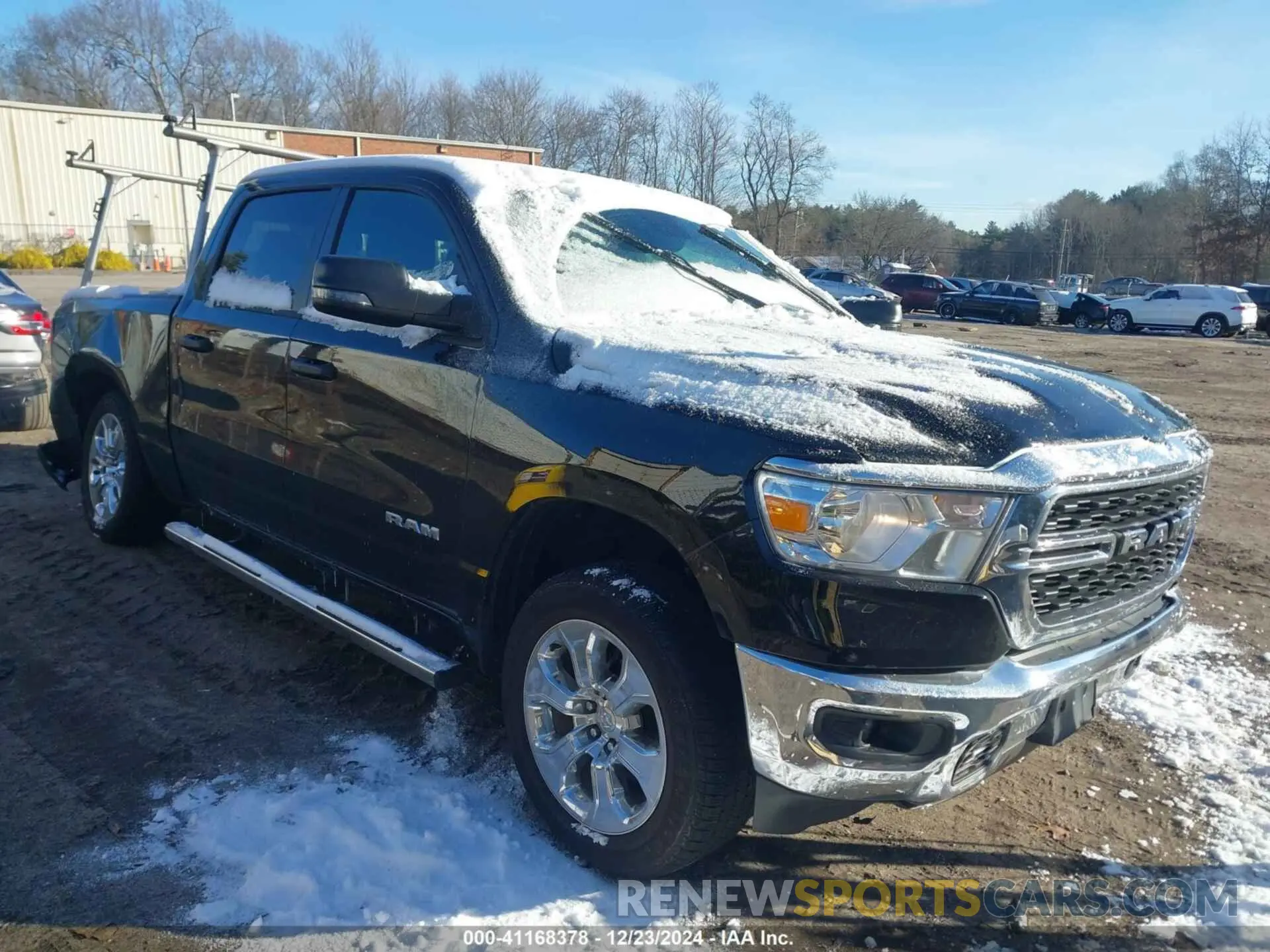 1 Photograph of a damaged car 1C6SRFFT8RN111700 RAM 1500 2024