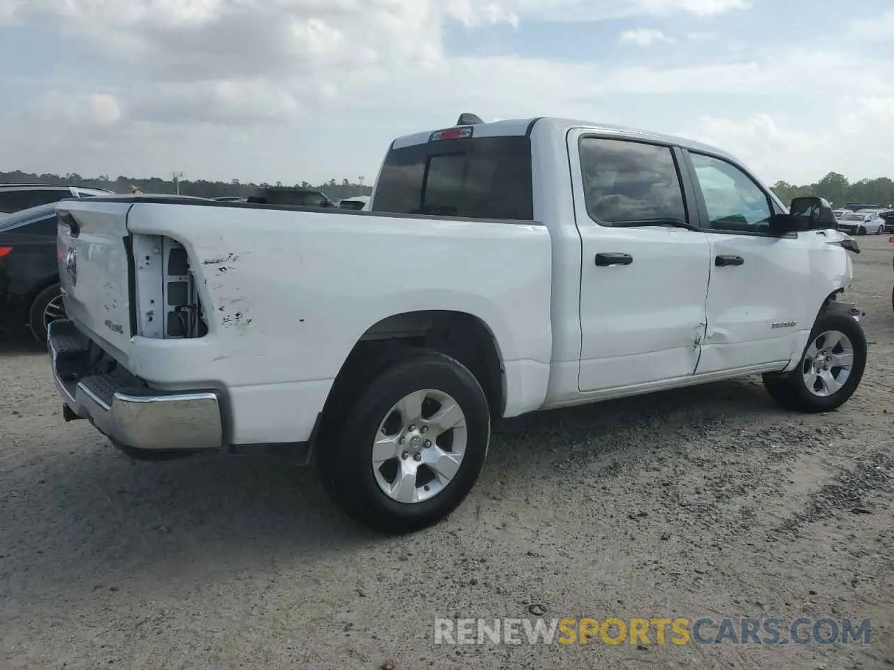 3 Photograph of a damaged car 1C6SRFFT8RN158130 RAM 1500 2024