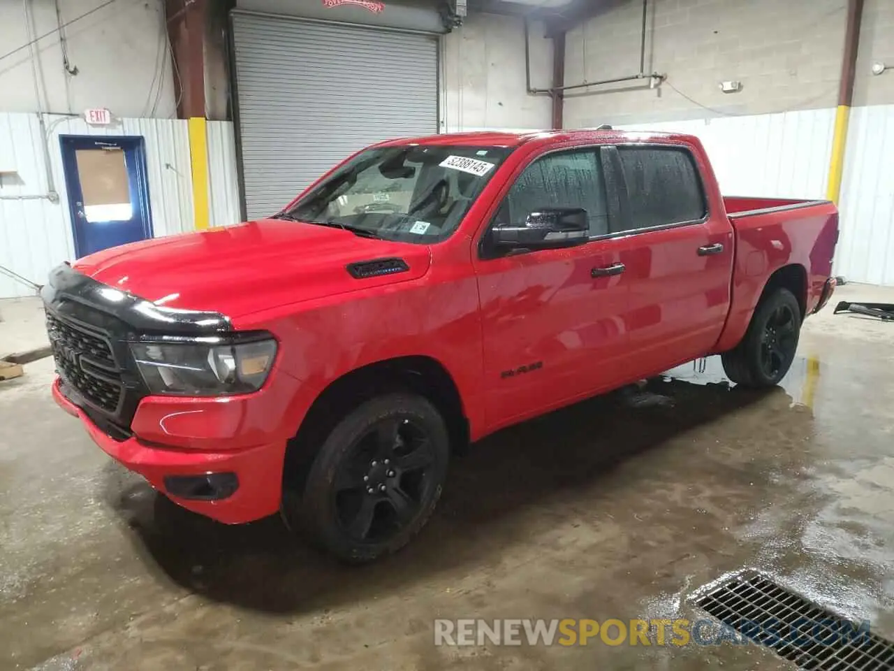1 Photograph of a damaged car 1C6SRFFT9RN211126 RAM 1500 2024