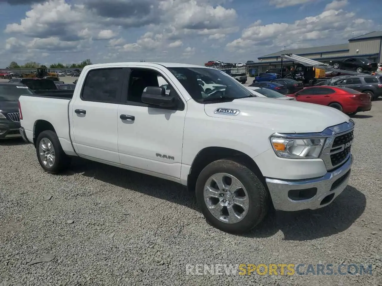 4 Photograph of a damaged car 1C6SRFFTXRN163880 RAM 1500 2024