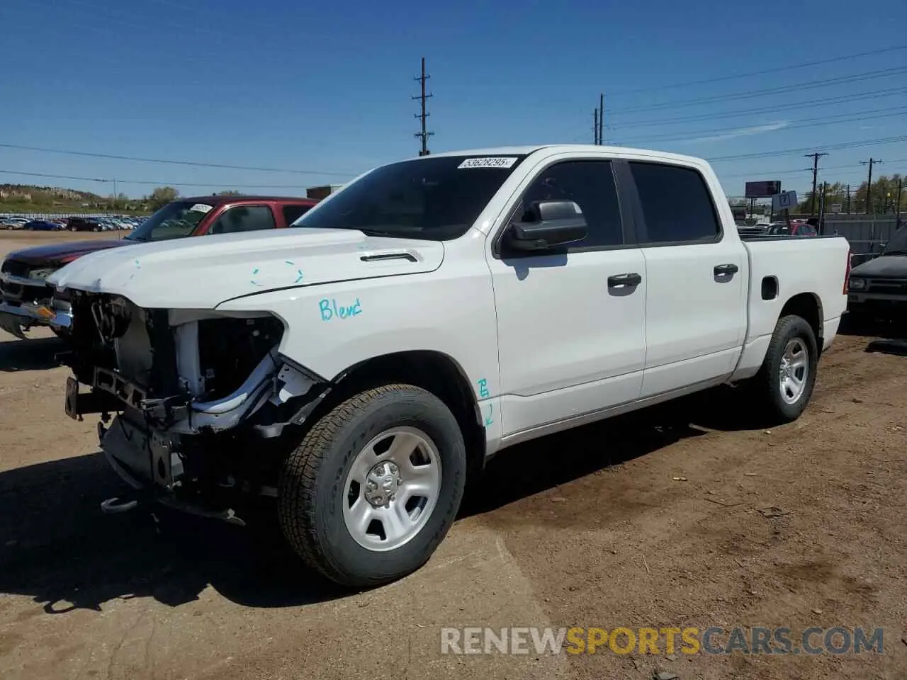 1 Photograph of a damaged car 1C6SRFGT6RN120703 RAM 1500 2024