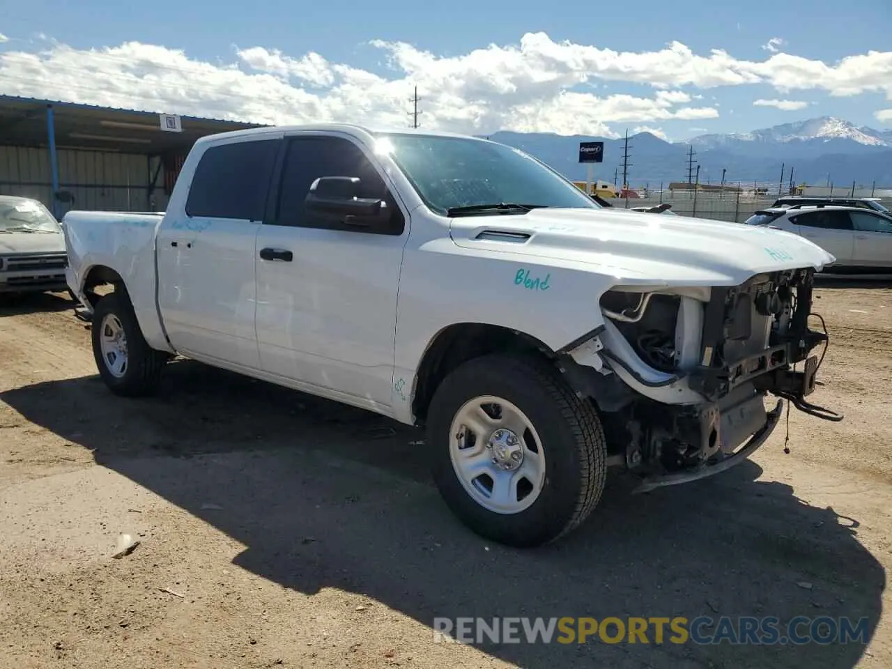 4 Photograph of a damaged car 1C6SRFGT6RN120703 RAM 1500 2024