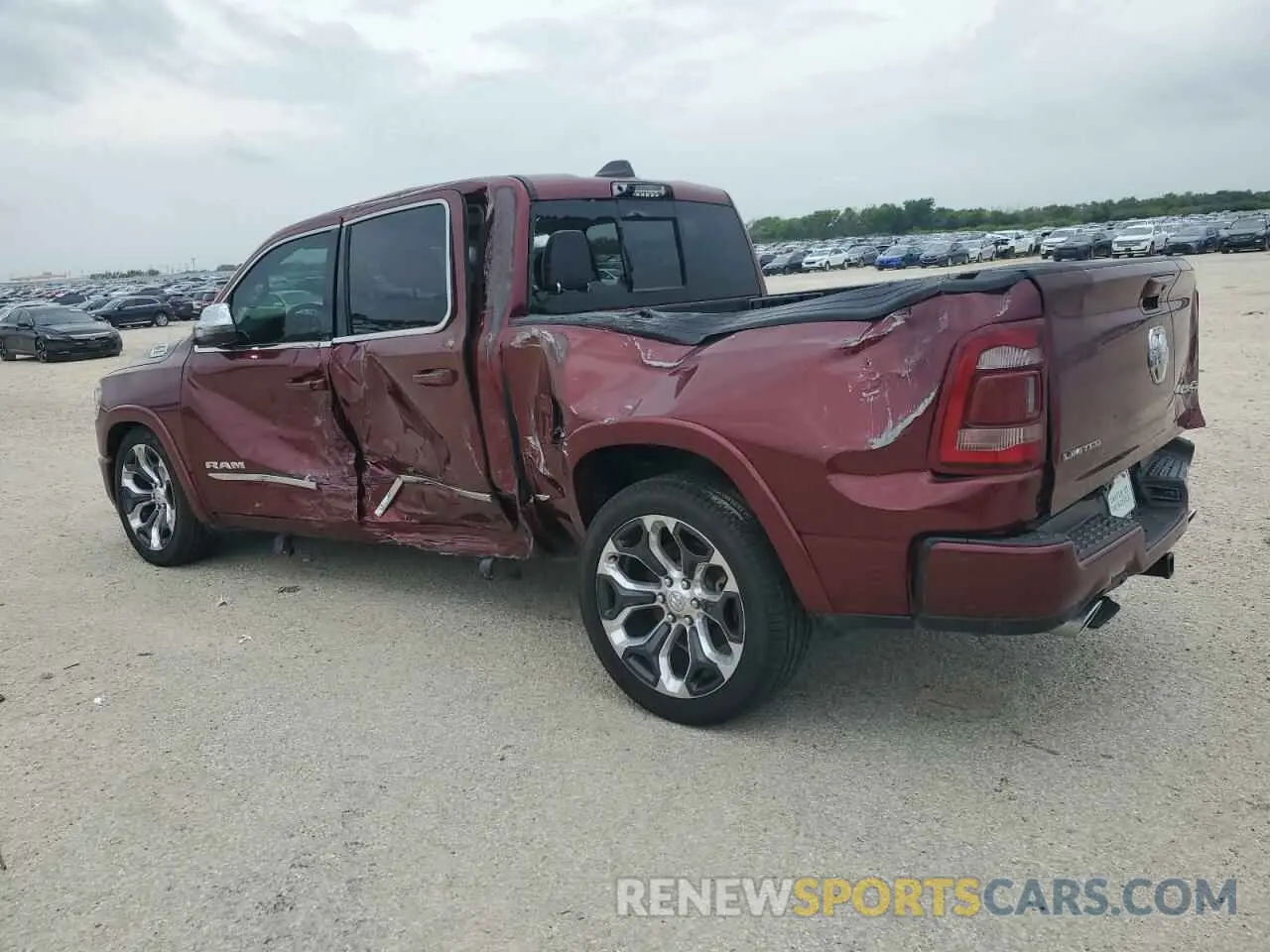 2 Photograph of a damaged car 1C6SRFHT4RN160857 RAM 1500 2024