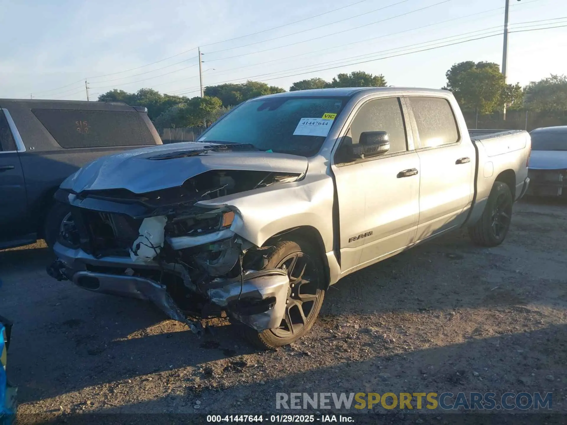 2 Photograph of a damaged car 1C6SRFJT1RN130838 RAM 1500 2024