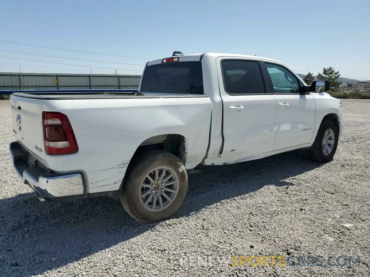 3 Photograph of a damaged car 1C6SRFJT1RN215386 RAM 1500 2024