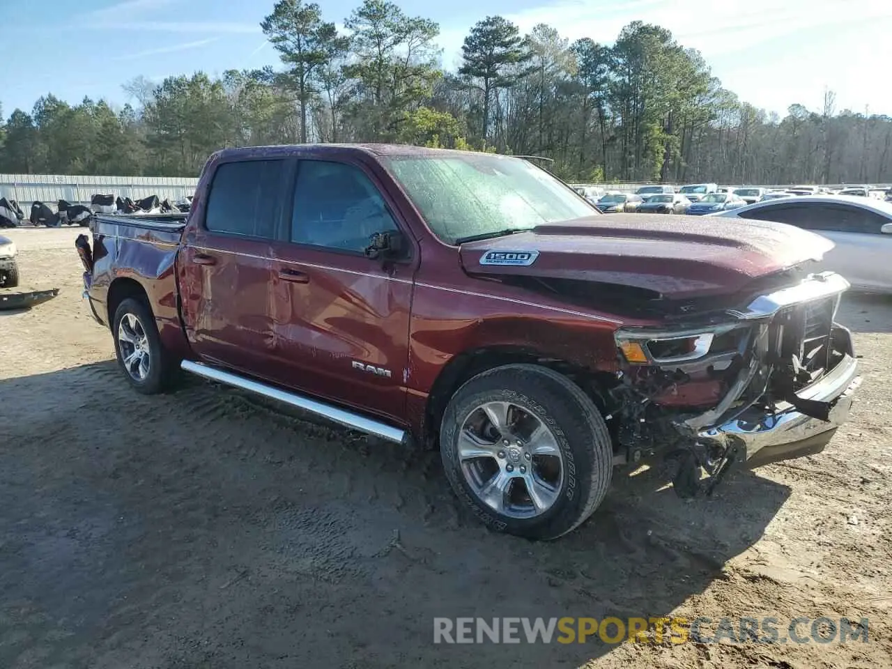 4 Photograph of a damaged car 1C6SRFJT4RN107277 RAM 1500 2024