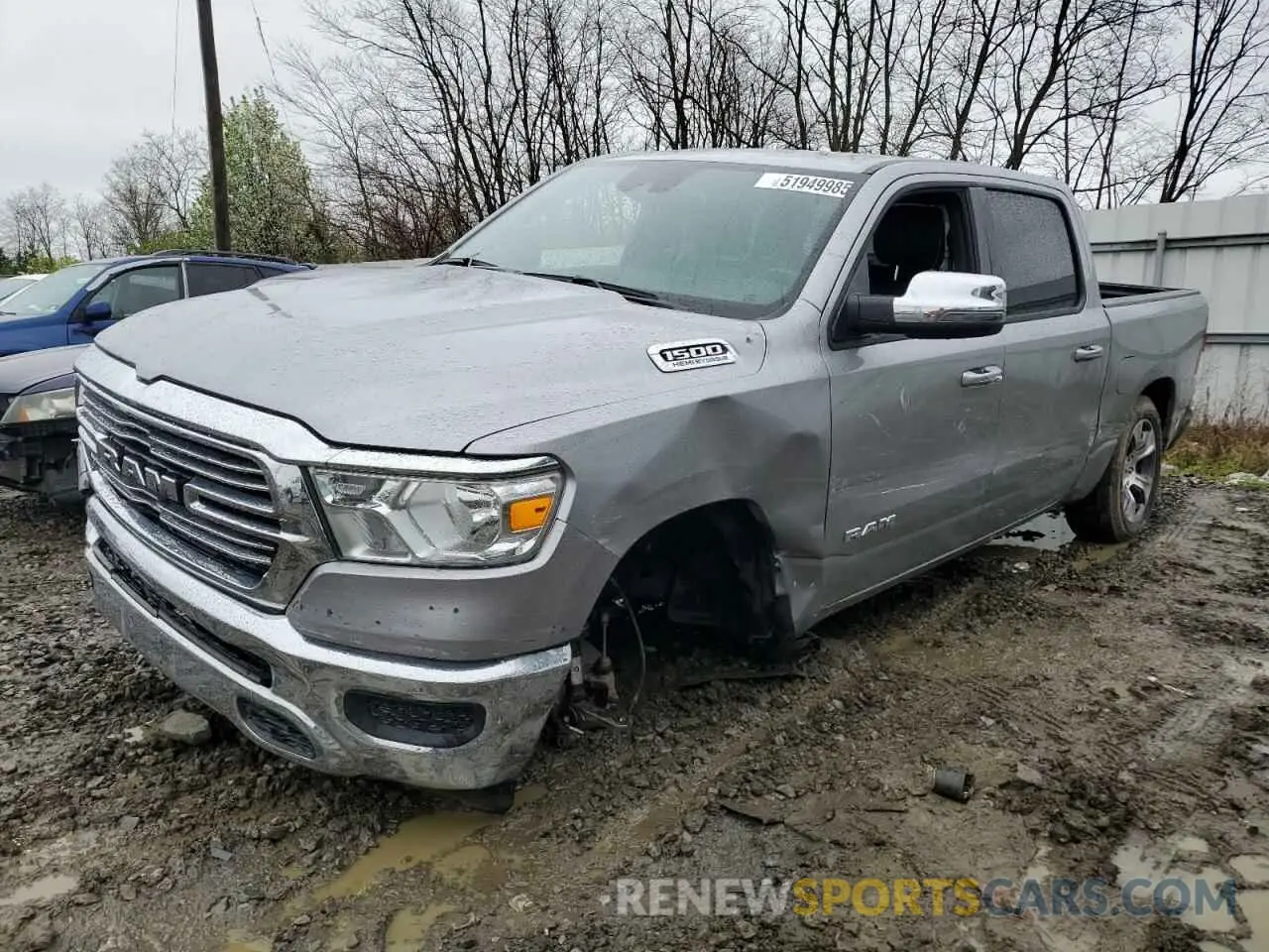 1 Photograph of a damaged car 1C6SRFJT5RN232563 RAM 1500 2024