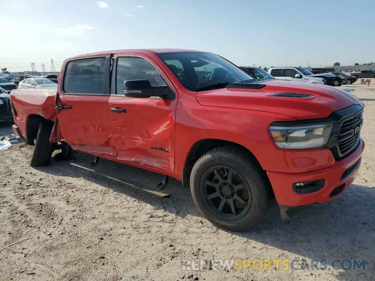 4 Photograph of a damaged car 1C6SRFJT6RN185477 RAM 1500 2024