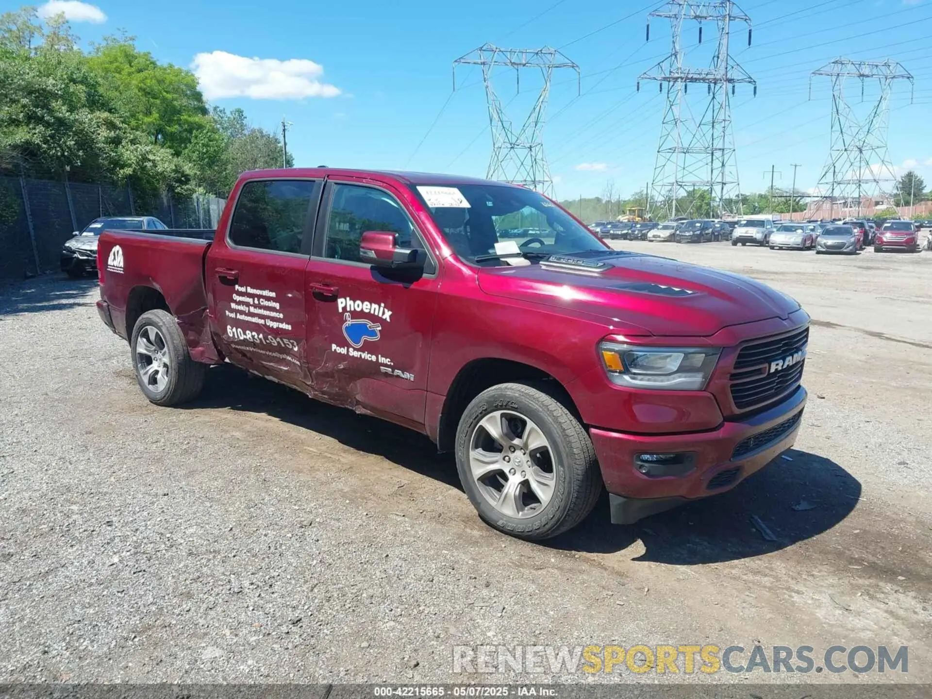 1 Photograph of a damaged car 1C6SRFJT7RN165612 RAM 1500 2024