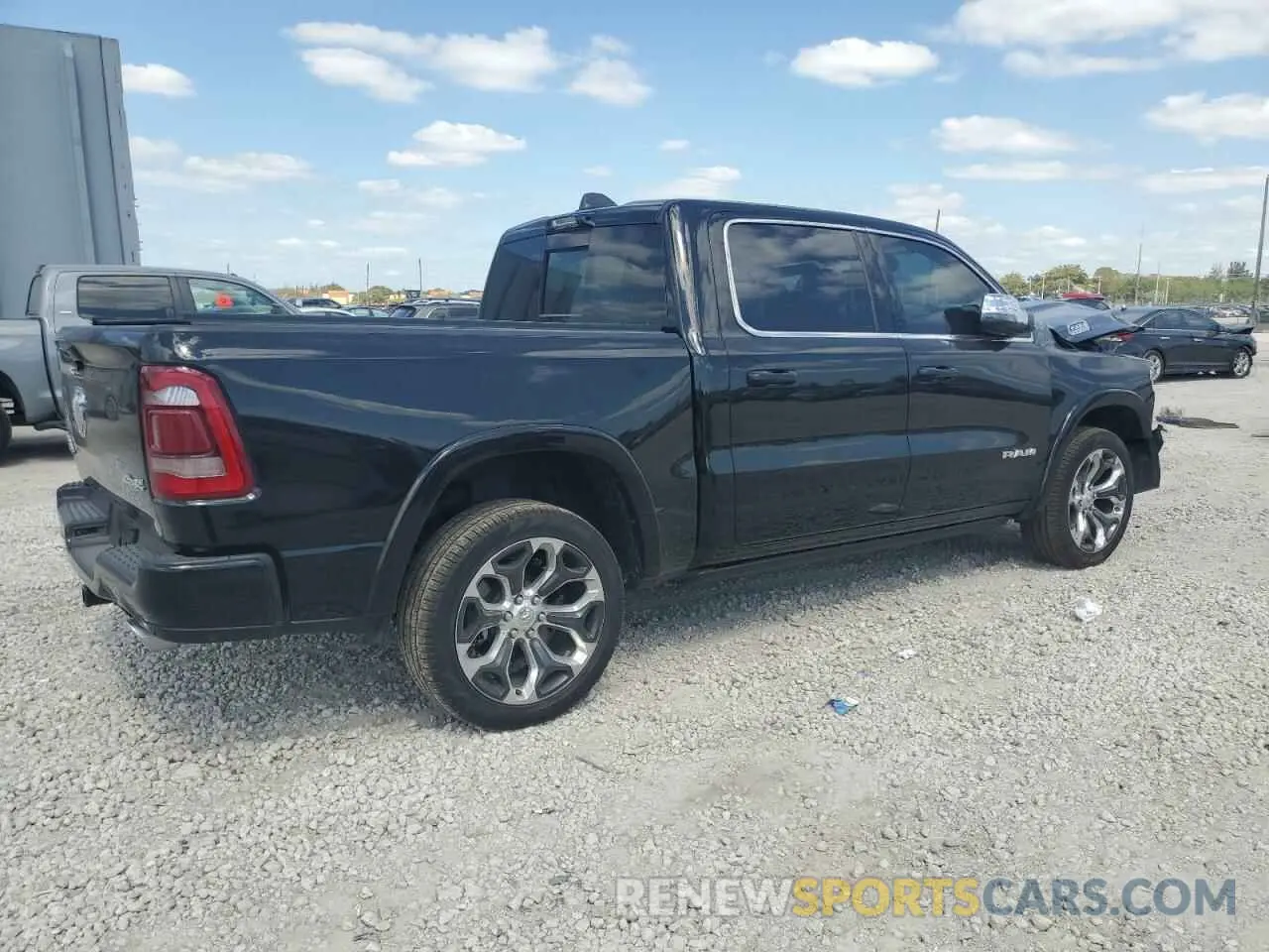 3 Photograph of a damaged car 1C6SRFKT6RN122376 RAM 1500 2024