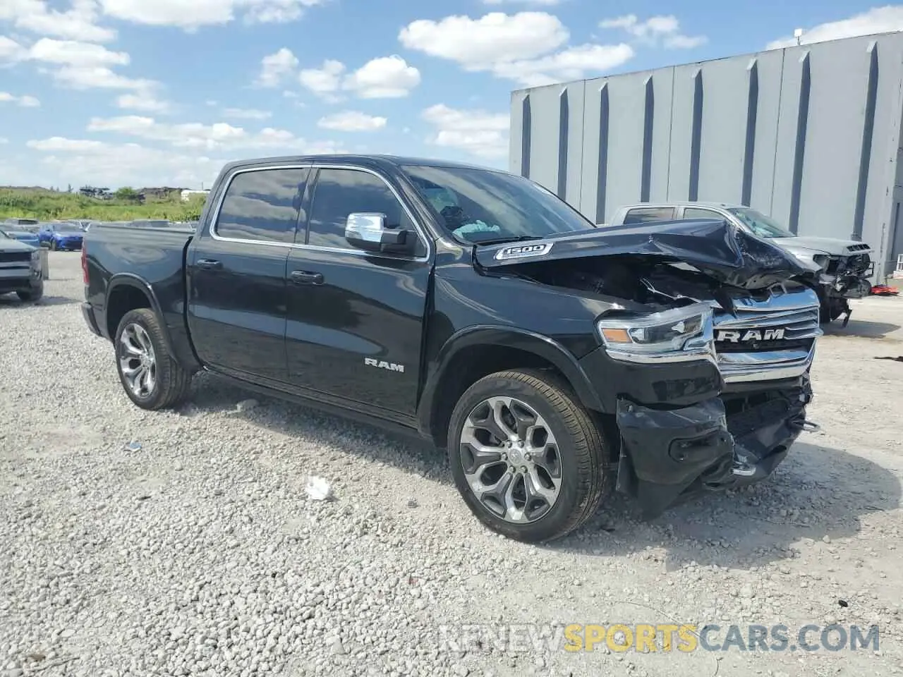 4 Photograph of a damaged car 1C6SRFKT6RN122376 RAM 1500 2024