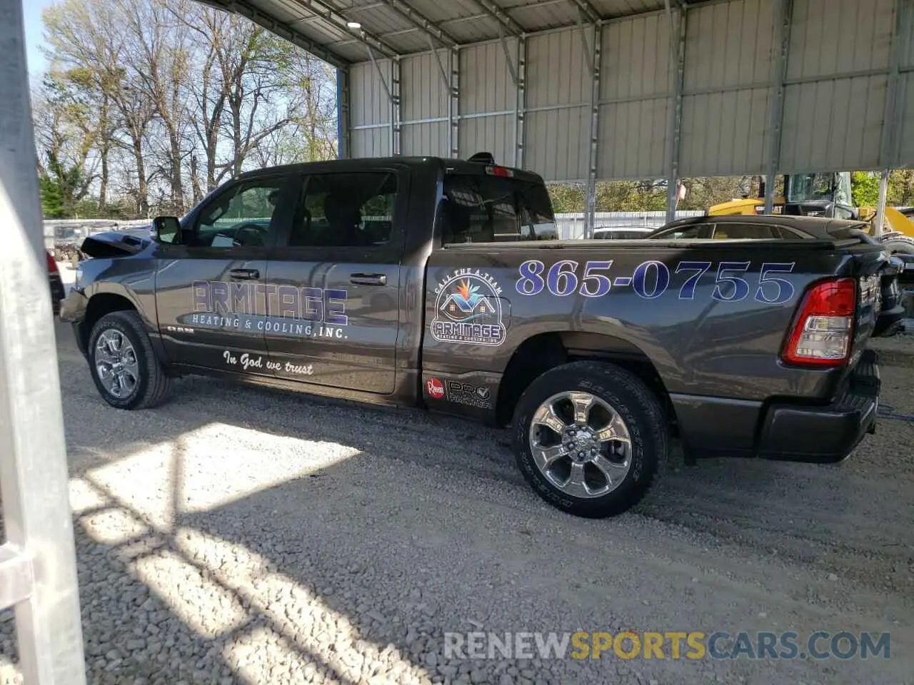 2 Photograph of a damaged car 1C6SRFMT6RN188455 RAM 1500 2024