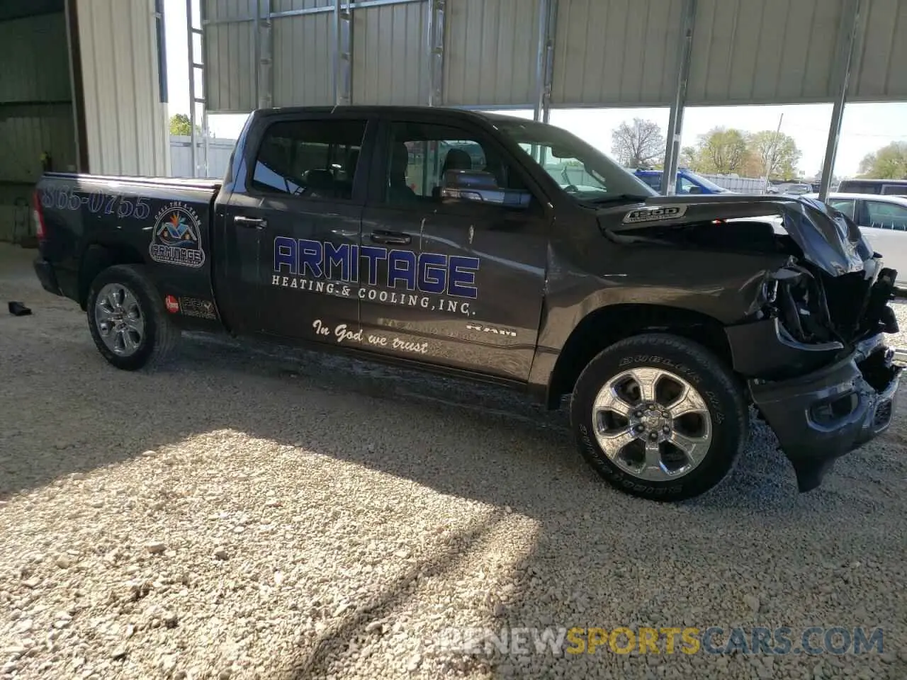 4 Photograph of a damaged car 1C6SRFMT6RN188455 RAM 1500 2024