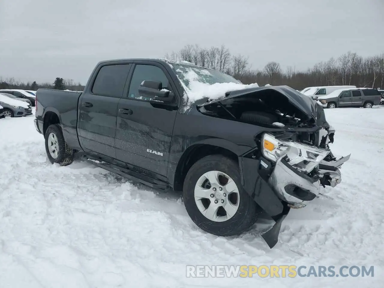 4 Photograph of a damaged car 1C6SRFMTXRN125472 RAM 1500 2024