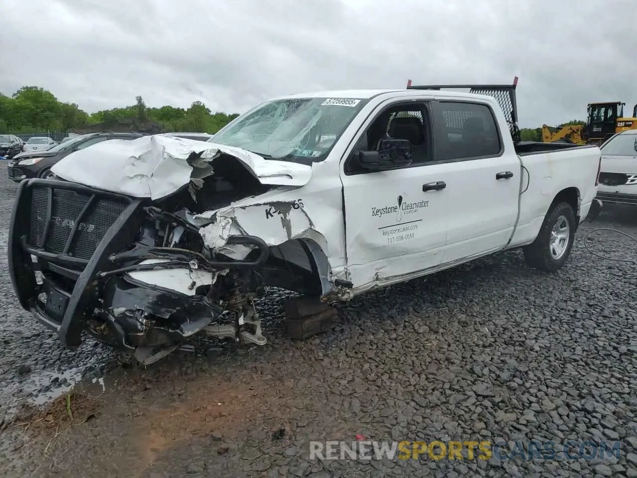 1 Photograph of a damaged car 1C6SRFNT8RN222586 RAM 1500 2024